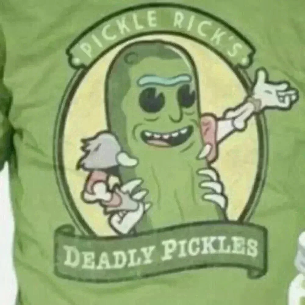 Pickle Rick's Deadly Pickle T Shirt